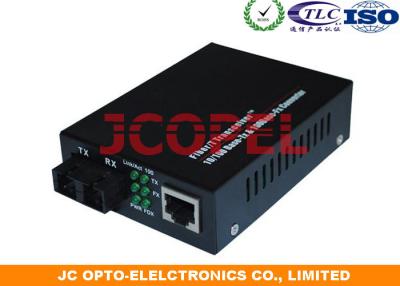 China 1 Gig Fiber Media Converter Fiber 1x9 Transceiver 10 / 100 Tx 100 Fx for sale