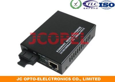 China Handelbare Vezelmedia Convertor 1000 de Enige Kabel 0℃ ~ 50℃ van Mbps Ethernet Te koop