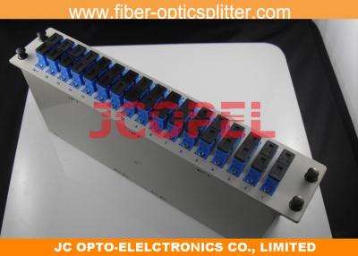 China 1x32 Channel PLC Splitter 1625nm Light Split Chassis Box 50dB Return Loss for sale