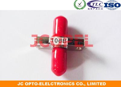 China Mechanical Fiber Attenuation Optical Attenuator FC / PC Adapter Type without Ferrule 10dB for sale