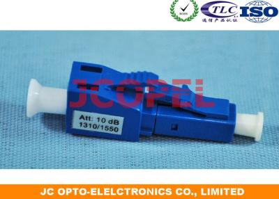 China TLC Optical Attenuator Plug In Fixed Adapter Type / Single Mode fiber 8dB Attenuations for sale