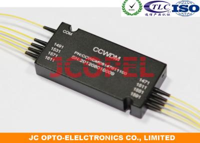 China 8CH 1 UPG Port  Mini CWDM Mux /  Demux / OADM Module 1470nm -1610nm Wavelength for sale