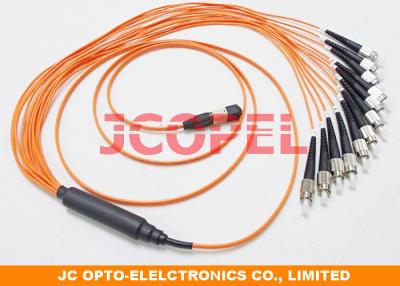 China MPO Male / Female Fiber Cable Patch Cord FC Connector MM / SM Fiber Jumper for sale