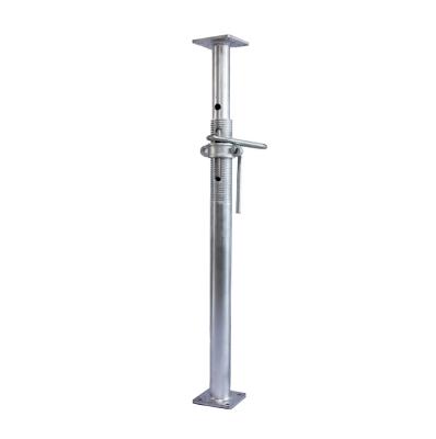 China Construction Best Price Galvanized Steel Formwork Telescopic Adjustable Metal Prop Post Props Tubular Shoring For Wall Concrete for sale