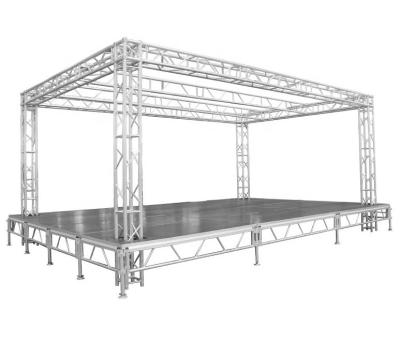 China Portable High Quality Aluminum Scaffolding DJ Display Stage Led Screen Backdrop Truss Set for sale