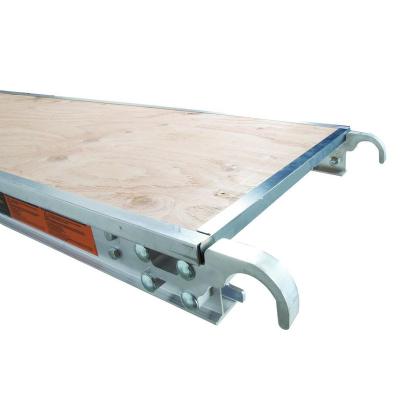 China Plywood Aluminum Panel Building Boards Wooden Top Attached Ladder Deliver From Tianjin For Sales for sale