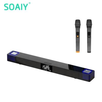 China SOAIY K88 stereo sound karaoke speaker box home sound system theater sound bar soundbar for sale