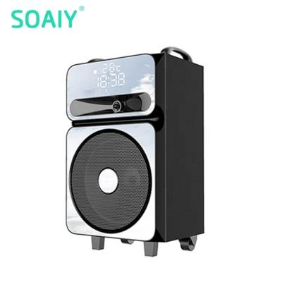 China SOAIY wireless sound subwoofer BT speaker karaoke party speakers equipo de sonido large for sale