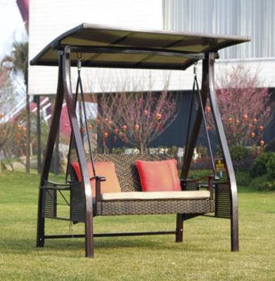 China Modern Modern Outdoor Garden Furniture Patio Waterproof Aluminum Swing Chair for sale