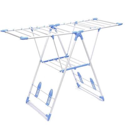 China Durable Laundry Baby Clothes Hanger Foldable Rack For Drying Racks for sale