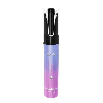 China Automatic USB Wireless Rechargeable Portable Ceramic Automatic Hair Curler for sale