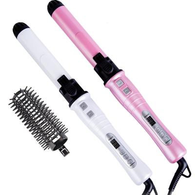 China Professional Auto Rotating Hair Curling Iron 32mm Barrel Electric Wave Curly Iron Ceramic LCD Styling Roller Curling Auto Rotating Magic Hair Curler for sale