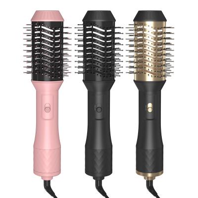 China Flat Electric Hair Straightener Brush Hot Air Brush Hair Brush Private Label Brand Hot Iron Airbrush Selection Comb One Step Hair Dryer Fast Straightener Brush for sale