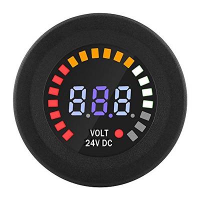 China For DC 24V Car Digital Display Car or Motorbike LED Digital Display Car Motorcycle Voltmeter Voltmeter Battery Marine Monitor for sale