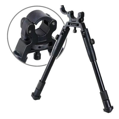 China 20mm Steel Clip Round Mouth Aluminum Alloy 6 Inch Telescopic Round Head Tripod for sale