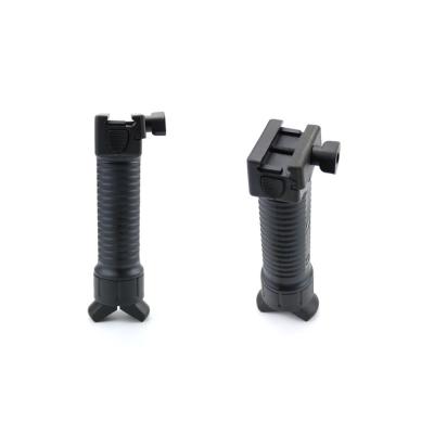 China Steel Outdoor Tactical Retractable Y Grip Bracket Laike Quarter Grip Elastic Vertical Bipod With Guide Rail for sale