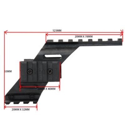 China Hunting Universal Tactical Sports Pistol Scope Sight Polymer Mount With Quad Weaver Picatinny Rail Compatible With Glock for sale