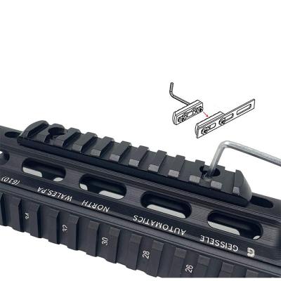 China Polyester Hunting Accessories 4 Pcs/Set Tactical Airsoft Polymer Picatinny Rail For M-LOKHandguard Scope for sale