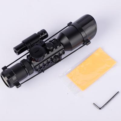 China Entertainment Rifle 11mm 20mm Hunting Optic 3-10x42 Lens With Green 24 Red Illumination Red Sight LAIKE-MZJ-2 for sale