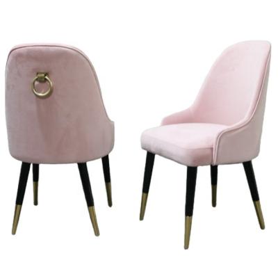 China 2022 Fashion Design Velvet Fabric Banquet Chair Modern Luxury Wedding Party Furniture Dining Chairs for sale