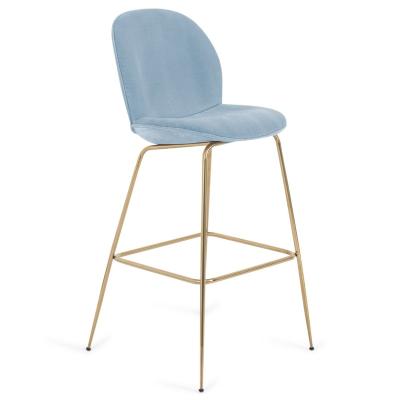 China Farmhouse modern design high quality umpire chair bar stool with stainless steel frame for sale