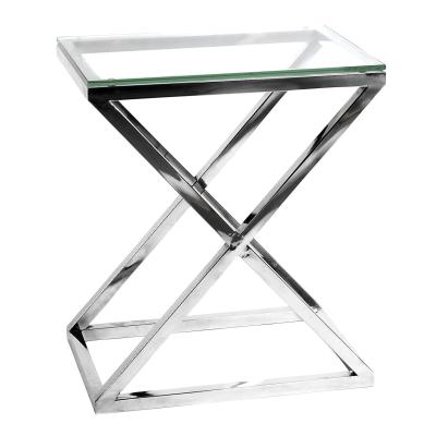 China Latest Design Glass Coffee Table Modern Side Table For Home Decoration Furniture for sale