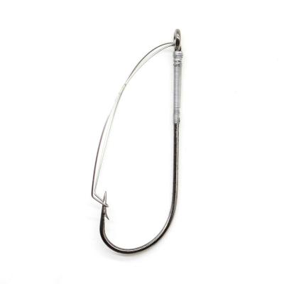 China From W3369A Factory Hook Bait High Carbon Steel Regular Sales Quality Customized Nice Size WEEDLESS Directly For Saltwater Freshwater for sale