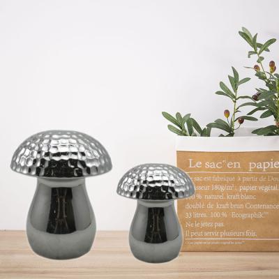 China Good quality ceramic mushroom fancy ceramic decoration for home decoration for sale