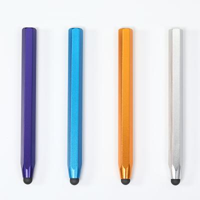 China New Arrival Durable Metal Design Hex Stylus Stylus Pen For Touch Screen for sale