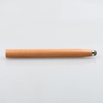 China 2 In 1 Use Novelty Wooden Touch Screen Stylus Pen For Samsung Galaxy for sale