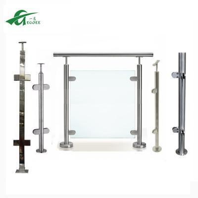 China Pretty Traditional Factory Direct Selling Price Stainless Steel Railings Stainless Steel Railing Outdoor Glass Railing for sale