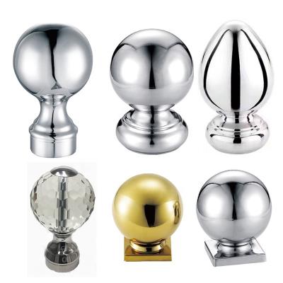 China Traditional Factory Custom Acceptable Fast Delivery Stainless Steel Mirror Ball Decorative Balustrade Cavity Fence Ball for sale