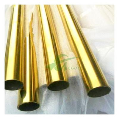 China Construction.handrail.decorative.furniture top supplier welded polishing SS pipe stainless steel pipes and tubes round shape 304 stainless steel gold pipe for sale