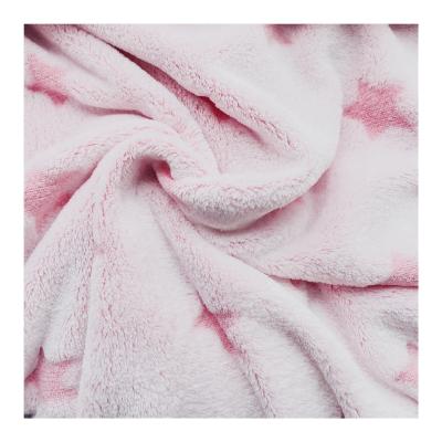 China Economic Plush Custom Design Fashion Polyester Brushed Supplier Fleece Fabric for sale