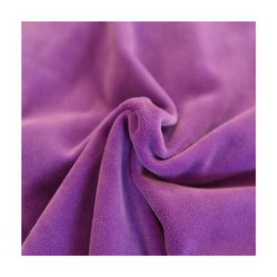 China Cheap custom made hot sale micro fiber stretch velboa fabric dyeing price for sale