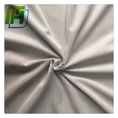 China Memory Factory Plain Dyed Holland Velvet Jacquard Stripe Upholstery Garment Fabric for sale