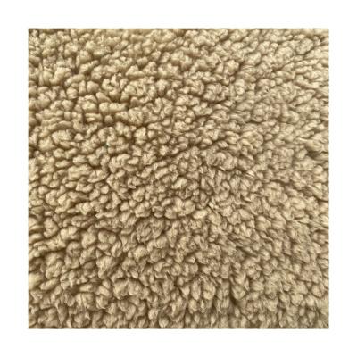 China Professional Cheap Plush Manufacturing Cheap High Quality 100 Polyester Cheap Sherpa Fabric for sale