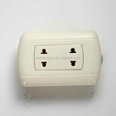 China Residential / General Purpose Siamese Concealed Four Terminal Socket Standard Grounding for sale