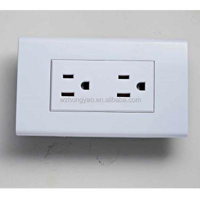 China Panama Flame Retardant Residential/Multi-Purpose Duplex Receptacle for sale