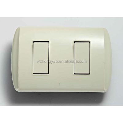 China High Quality American Style 2 Gang 3 Way Wall Switch BF1202 for sale