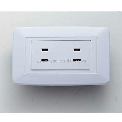 China Residential / General Purpose Venezuela Double Tomacorriente Wall Outlet for sale