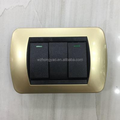 China South American Two Way Switch , Electrical Wall Switch 12*8*3CM for sale