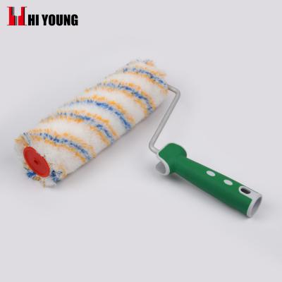 China Professional Design Polyamide Cloth Roller Wholesale Eco-friendly High Density Cover With Rubber And Plastic Handle Paint Roller for sale