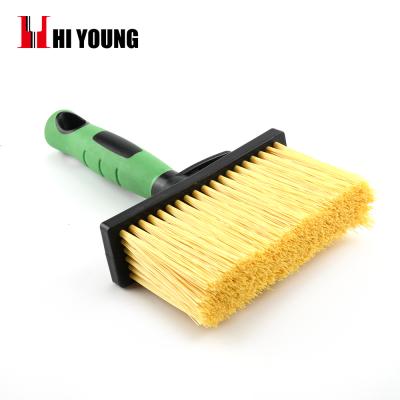 China Plastic Base New Style PET White Filament Rubber and Plastic Handle Architectural Brush for sale