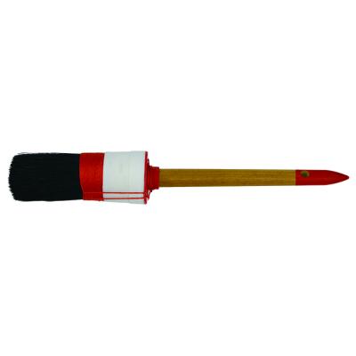 China High Quality Decroration New Cheap Paint Brush With Wooden Handle Round Paint Brush for sale