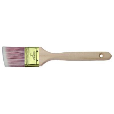 China Decroration Painting Professional Design Tapered Synthetic Brush With Wooden Handle for sale