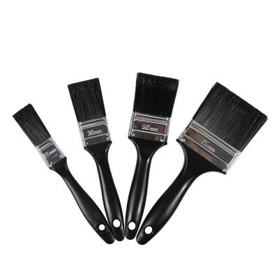 China China Wholesale High Quality Black Filament Black Plastic Handle Paint Brush for sale