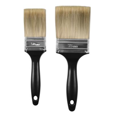 China Wholesale High Quality Tapered Wooden Filament Handle Paint Brush Set for sale