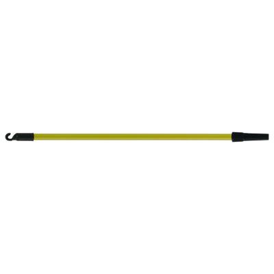 China Mount Tools Inner Keyed Yellow PVC Coated Steel Extension Pole With Hook for sale