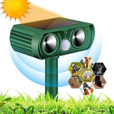 China Viable Solar Animal Outdoor Ultrasonic Automatic Bird Repeller Cat and Dog Stray House Garden Snake Insect Dog Reflector for sale